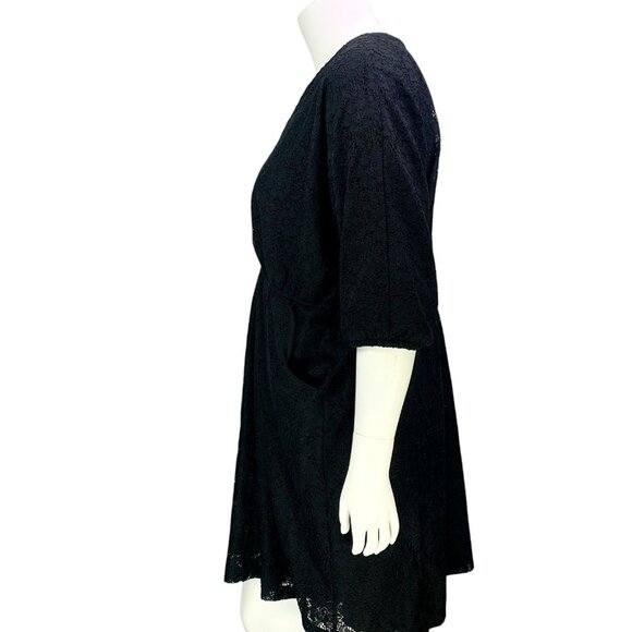 VTG NEW Torrid Kali Surplus Bubble Dress Black Lace Elastic Waist Size 3 | 3X - Picture 7 of 16